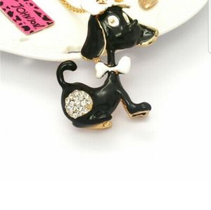 Betsey Johnson Puppy Necklace